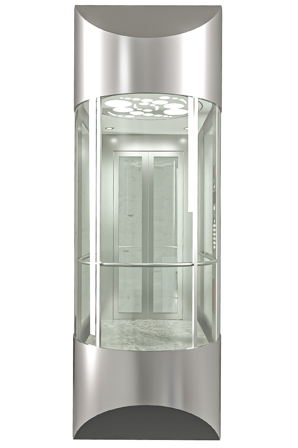 EYE-401 Panoramik Asansör Kabini