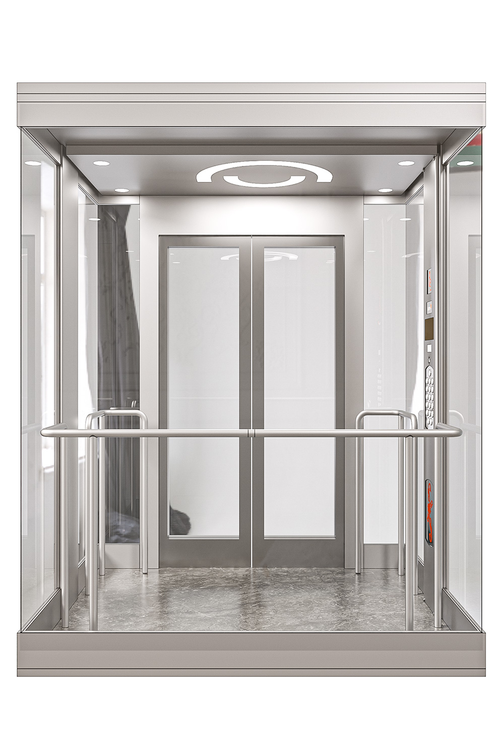 EYE-403 Panoramik Asansör Kabini